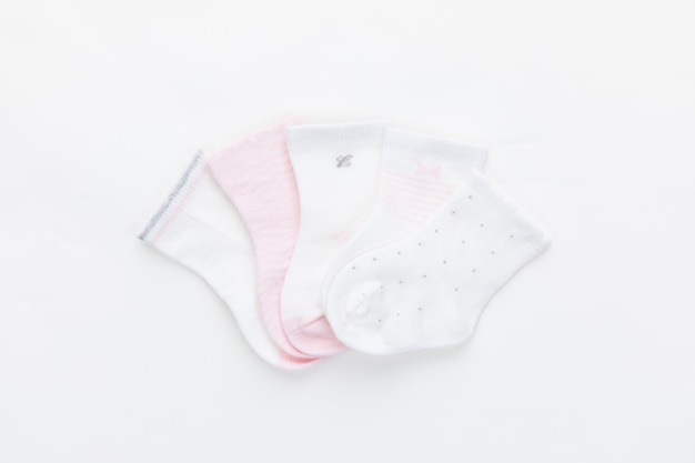 Baby bunte socken isoliert