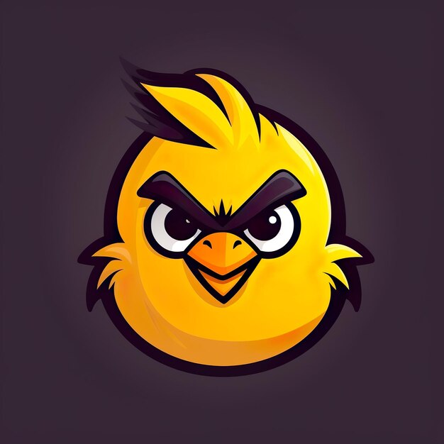 Foto baby chick logo esport und gaming vektor maskot design generative ai