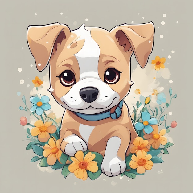 Baby-Hund-Illustration