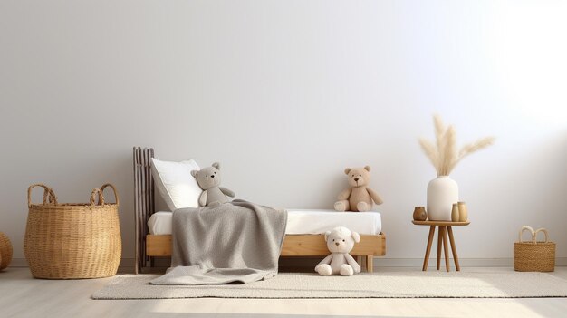 Foto baby-interior-design grau