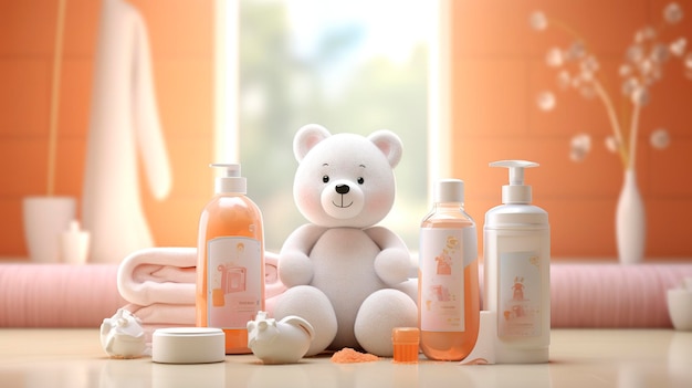 Babybade- und Hautpflegeprodukte