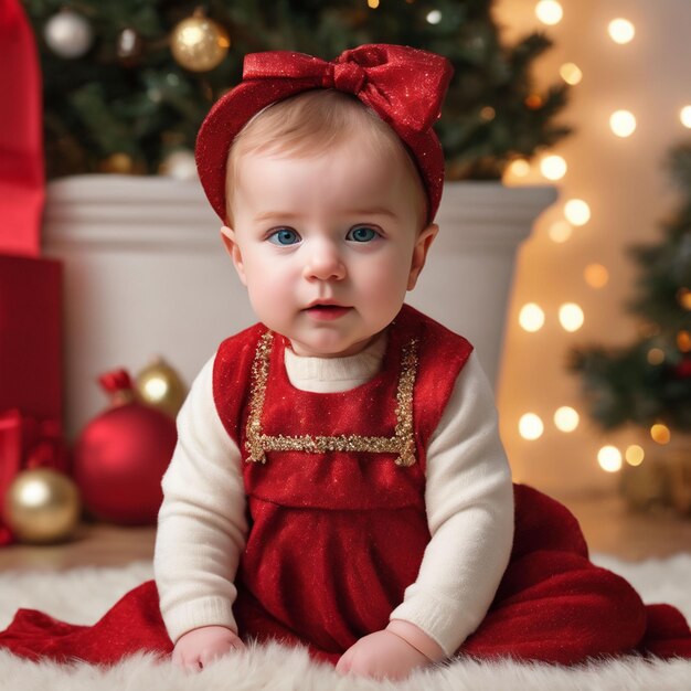 Babybilder zu Weihnachten