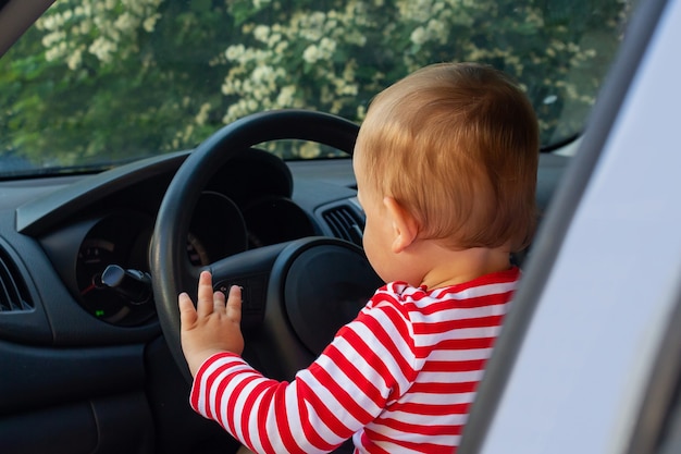 Babyfahrer reisen mit Kinderkonzept