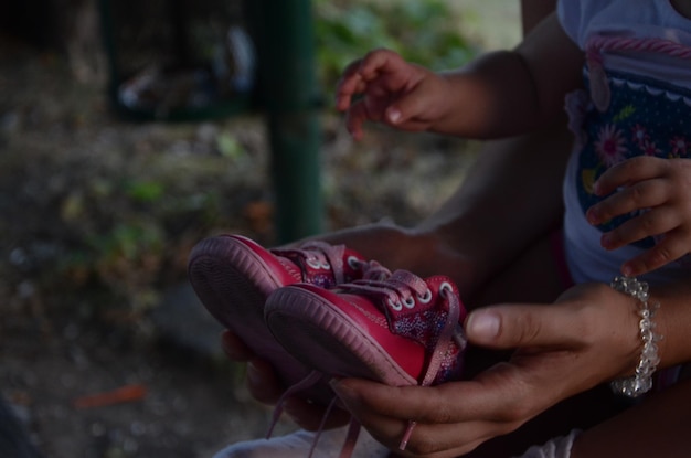 Babyfuß und Schuhe nikon d7000