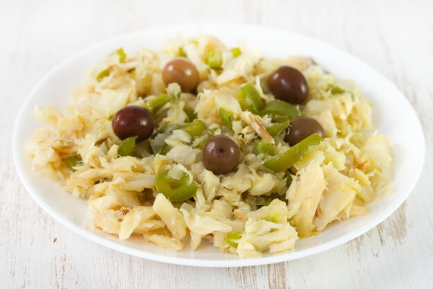 Bacalao con verduras