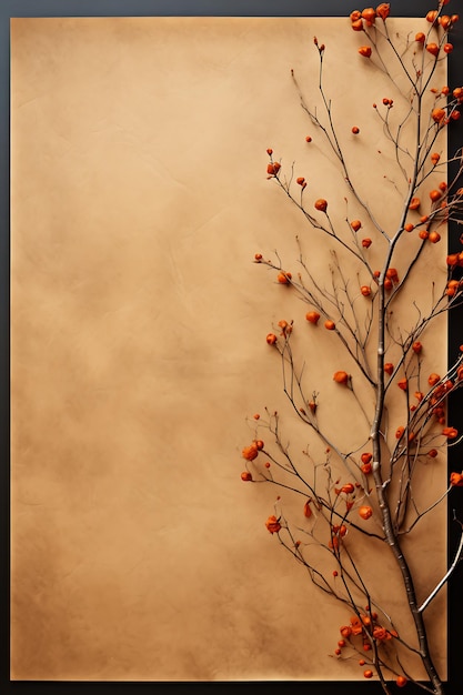 Background Kraft Paper Light Brown and Blank Warm Earthy Color Concept materiais criativos e populares