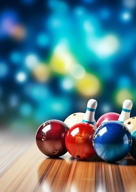 Backgrounds encantadores para cartões de convite para uma noite de bowling para lembranças inesquecíveis