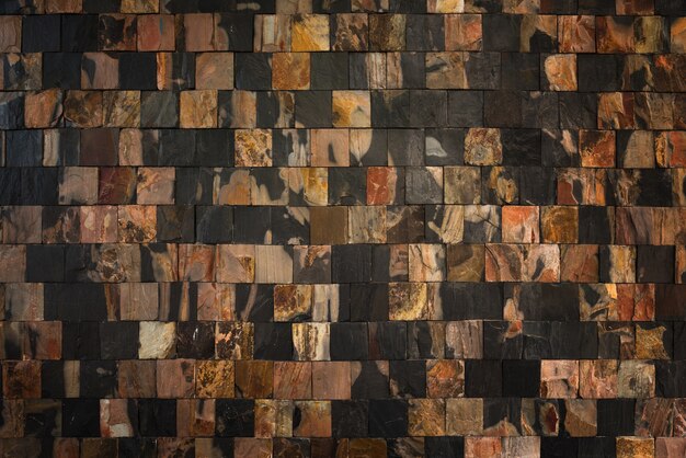 Backgrund e textura de parede de pedra de quebra-cabeça abstrato