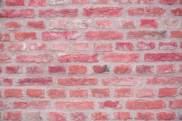 Backsteinmauer als Hintergrund oder Textur