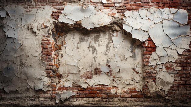 Backsteinmauer im Zimmer