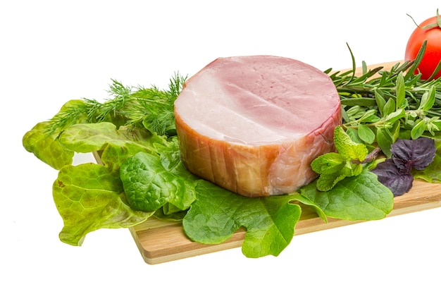 Bacon con verduras