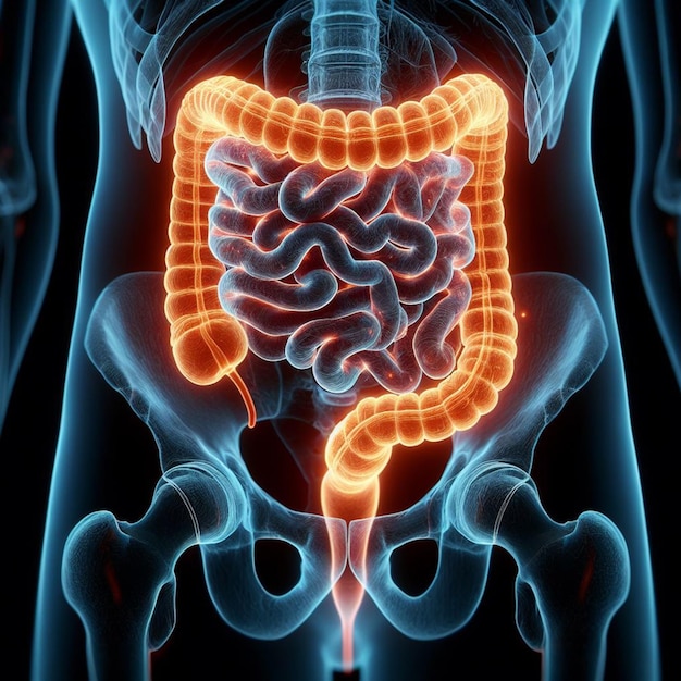 Foto bactéria anatomia intestinal