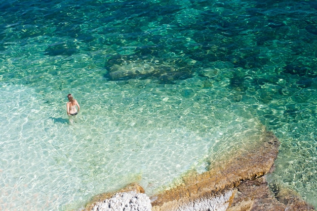 Badende, Agia Efimia Meer Kefalonia