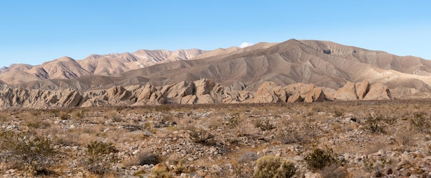 Badlands cerca de Borrego Springs en el desierto de California