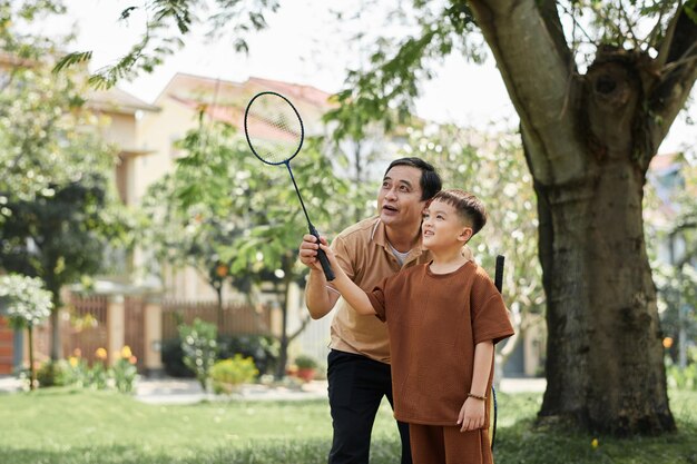 Badminton spielen lernen