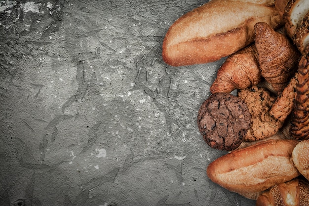 Bäckerei auf alten Zementboden