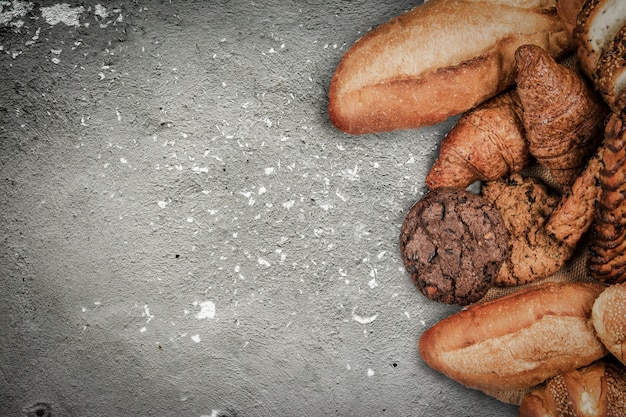 Bäckerei auf alten Zementboden