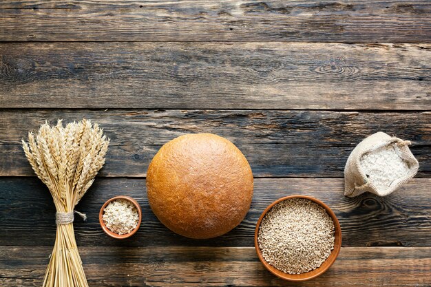 Bäckerei und Brotbackkonzept