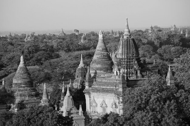 Bagan al atardecer en Myanmar