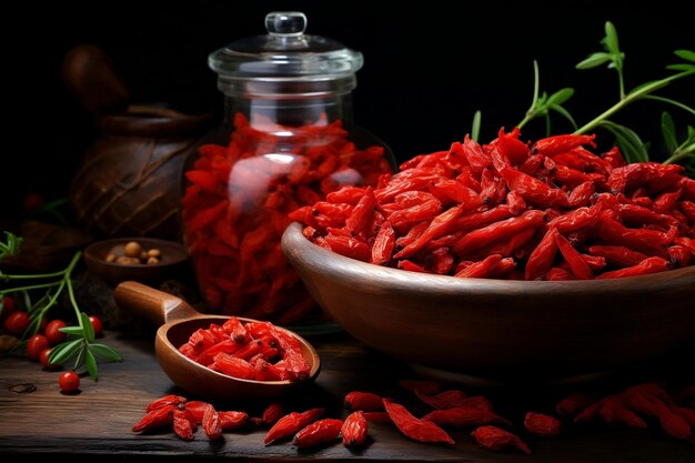 Bagas de Goji secas nutritivas AI