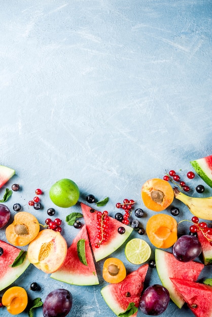 Foto bagas e frutos do verão