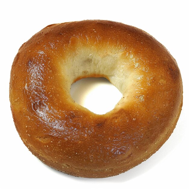 Foto bagel aislado en blanco