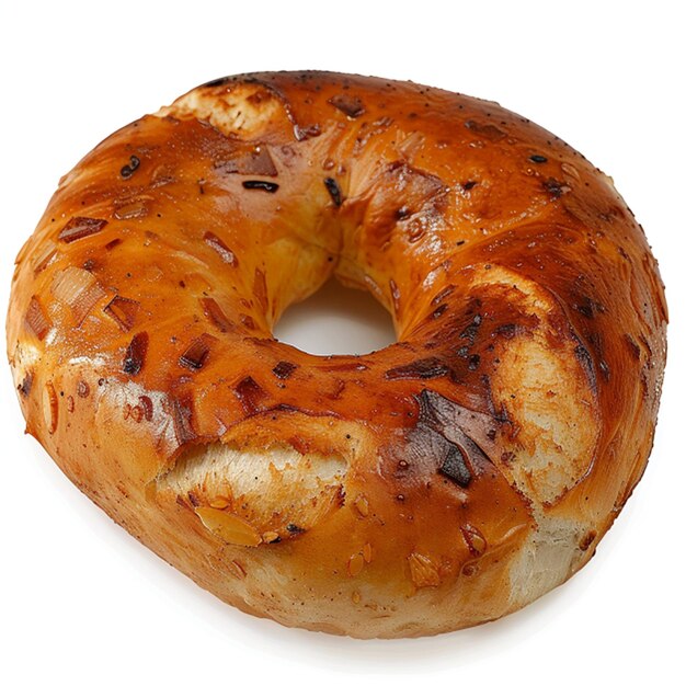 Foto bagel aislado en blanco