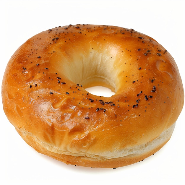 Foto bagel aislado en blanco