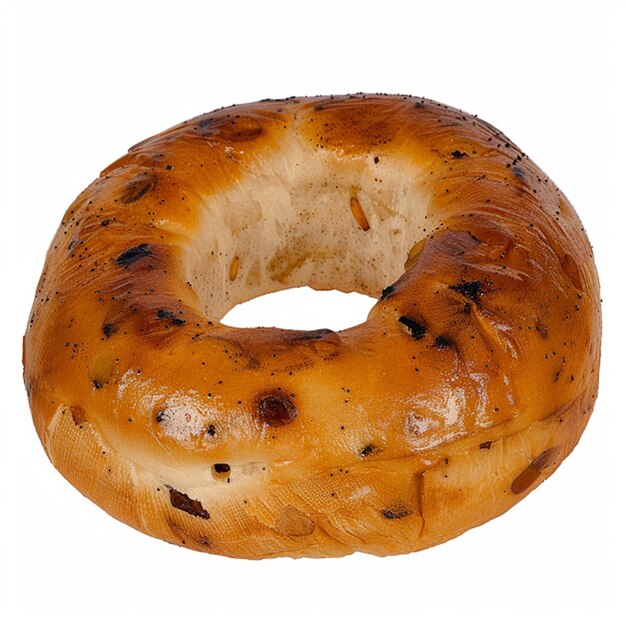 Foto bagel aislado en blanco