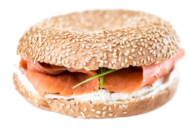 Bagel mit Lachs