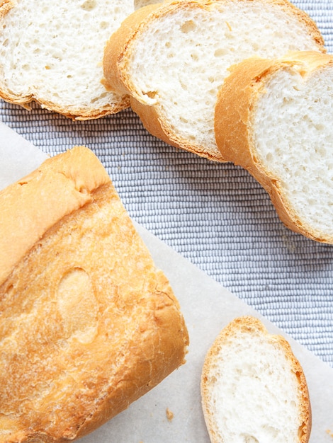 Baguetes de pão fresco francês