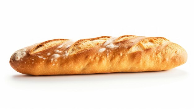 Baguette aislado en fondo blanco