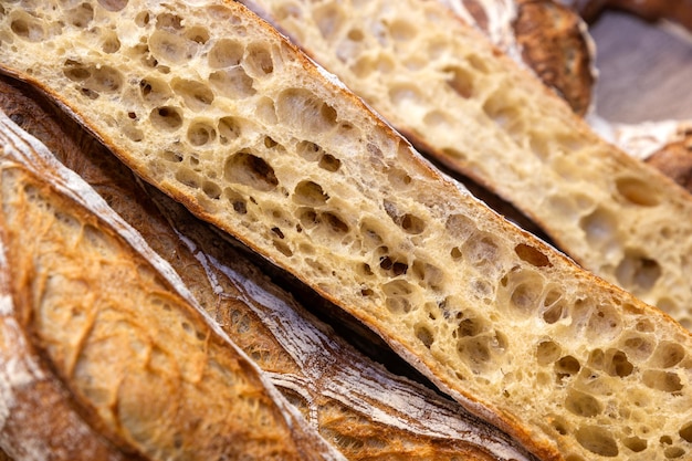 Baguette frisches und geschmecktes Brot