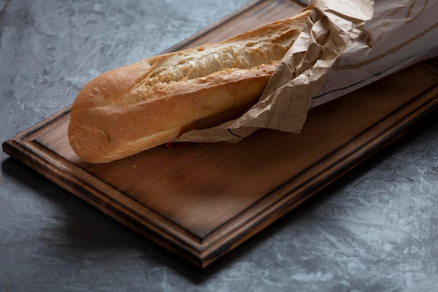 Baguette de harina blanca