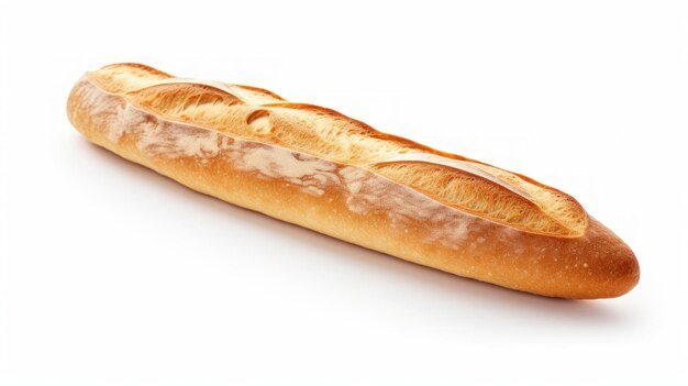 Baguette isolado em fundo branco