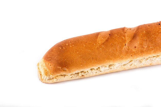 Baguette isoliert auf weißem Hintergrund