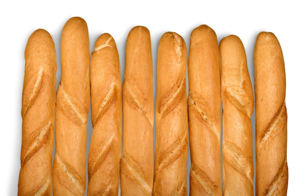 Baguettes de pan casero fresco, close-up