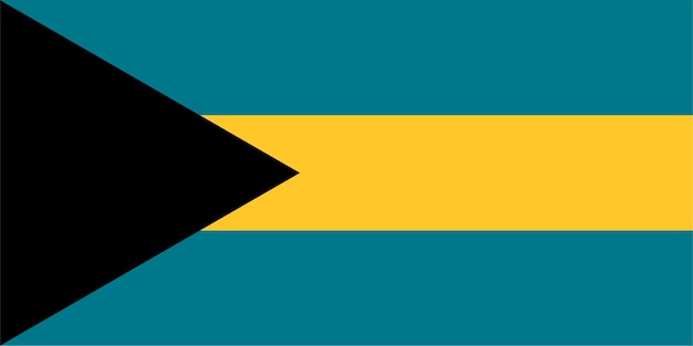 Bahama-Flagge von Bahamas