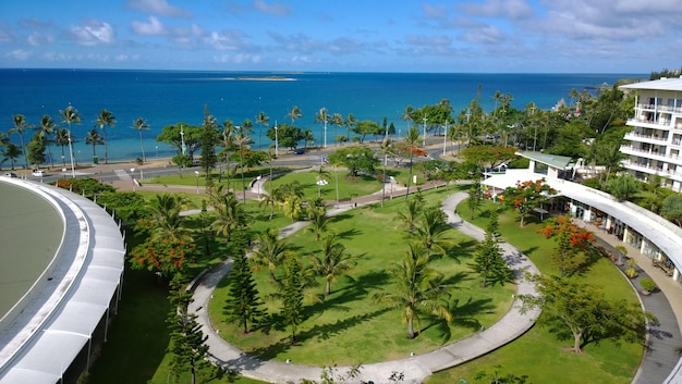 la bahía de Anse Vata en Nueva Caledonia