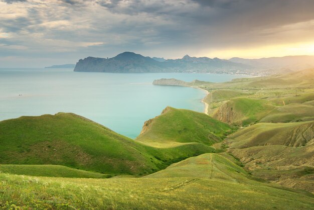 Bahía de manantial de mar