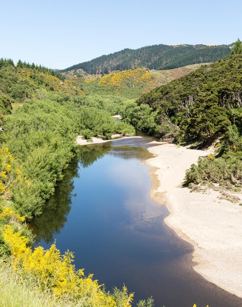 Foto bahngleis bis taieri gorge neuseeland