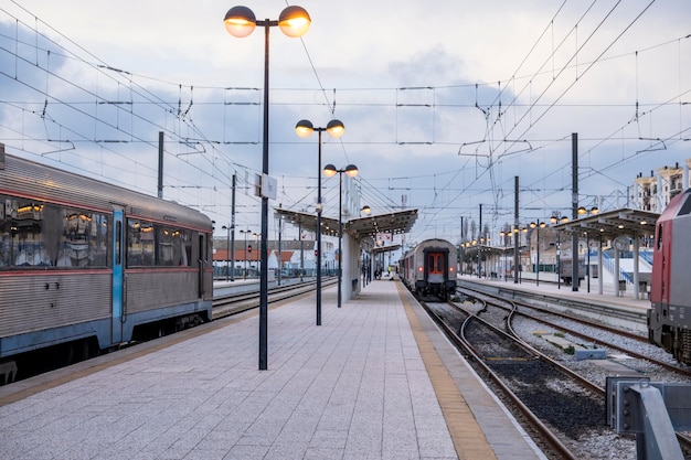 Bahnhof in der Stadt Faro