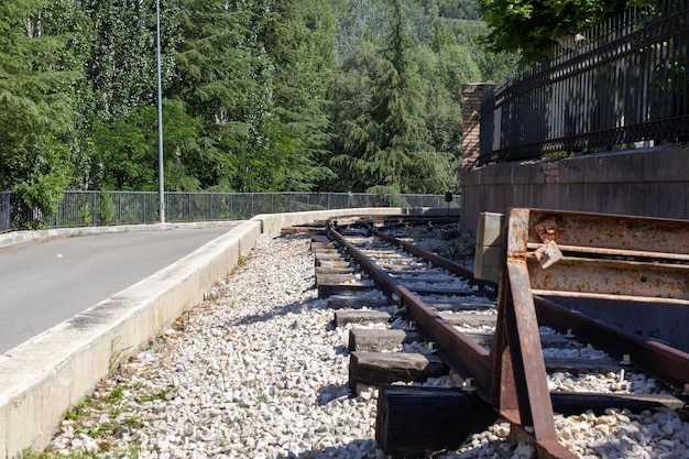 Bahnstrecke des Utrillas-Minenmuseums