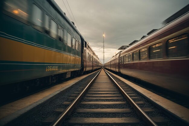 Bahnstrecken am Bahnhof