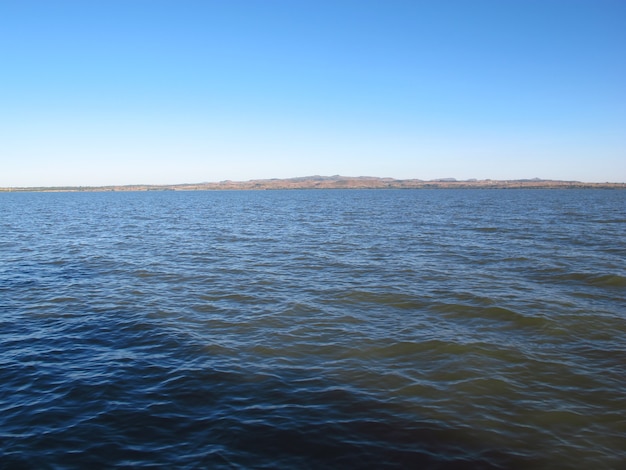 Bahr Dar, lago Tana, na Etiópia, África