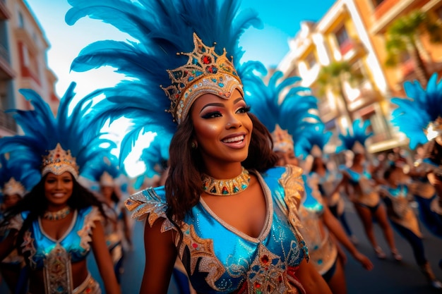 bailarín de carnaval