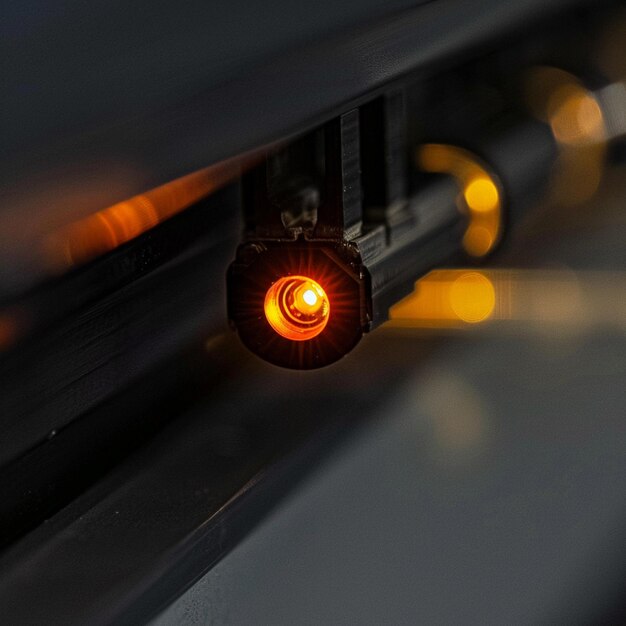 Bailes LED con un primer plano de su sensor de impacto
