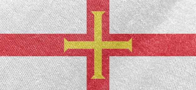 Bailiwick of Guernsey tecido bandeira de tecido de algodão bandeiras largas papel de parede tecido colorido bandeira de Guernsey