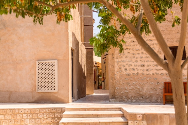 Bairro antigo de bastakiya em dubai