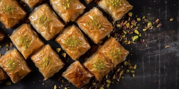 Baklava aus nächster Nähe